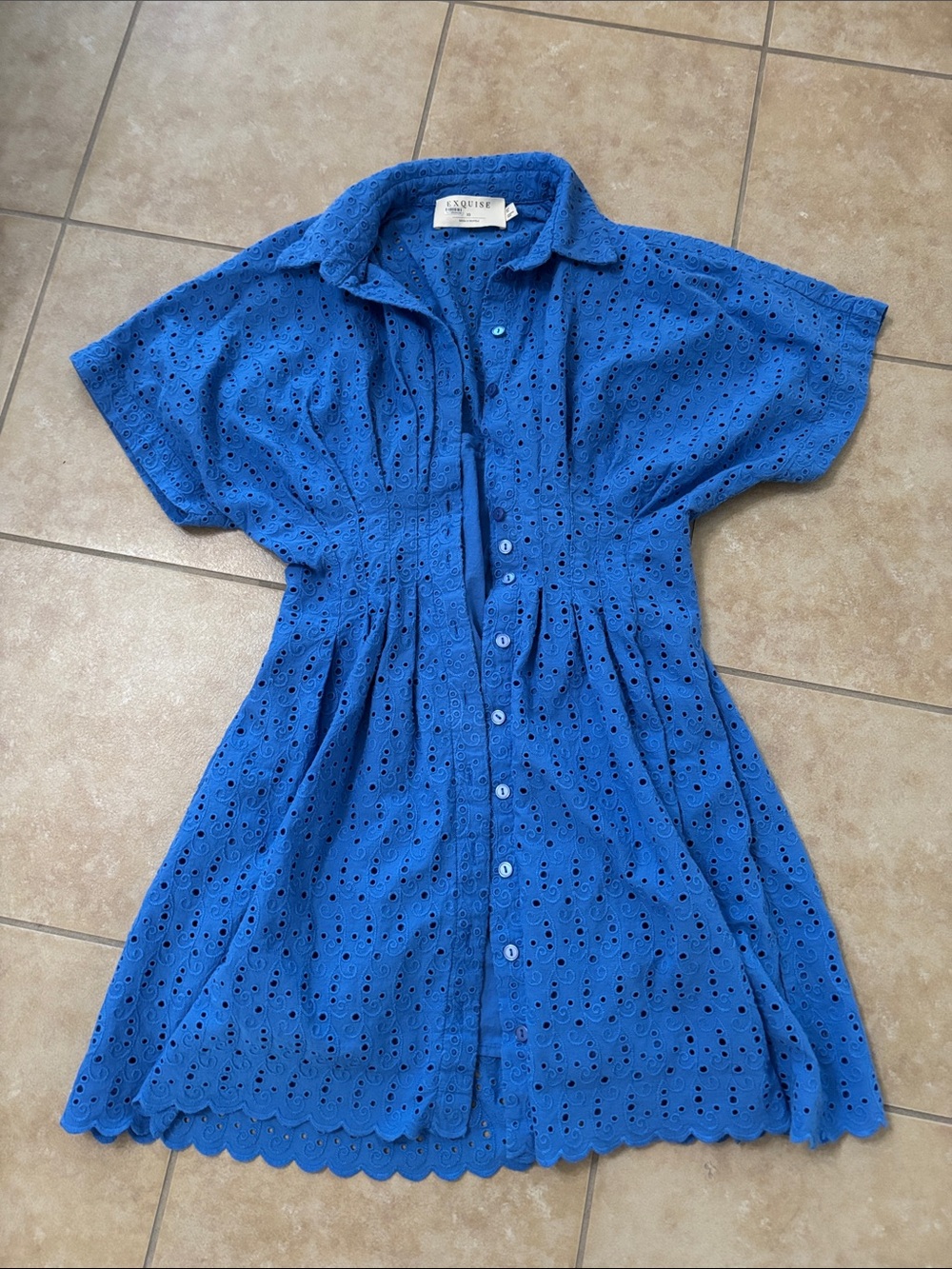 Anthropologie Eyelet Dress